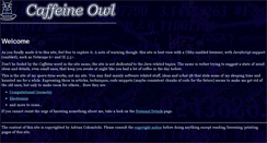 Desktop Screenshot of caffeineowl.com