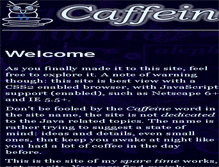 Tablet Screenshot of caffeineowl.com